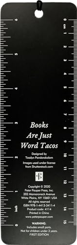 Books are Just Word Tacos Beaded Bookmark