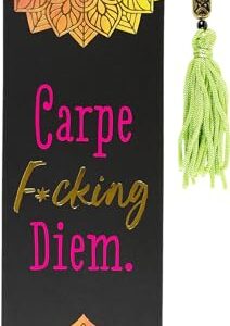 Carpe F*cking Diem Beaded Bookmark