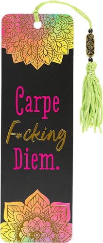 Carpe F*cking Diem Beaded Bookmark