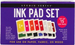 studio series ink pad set (15 colors)