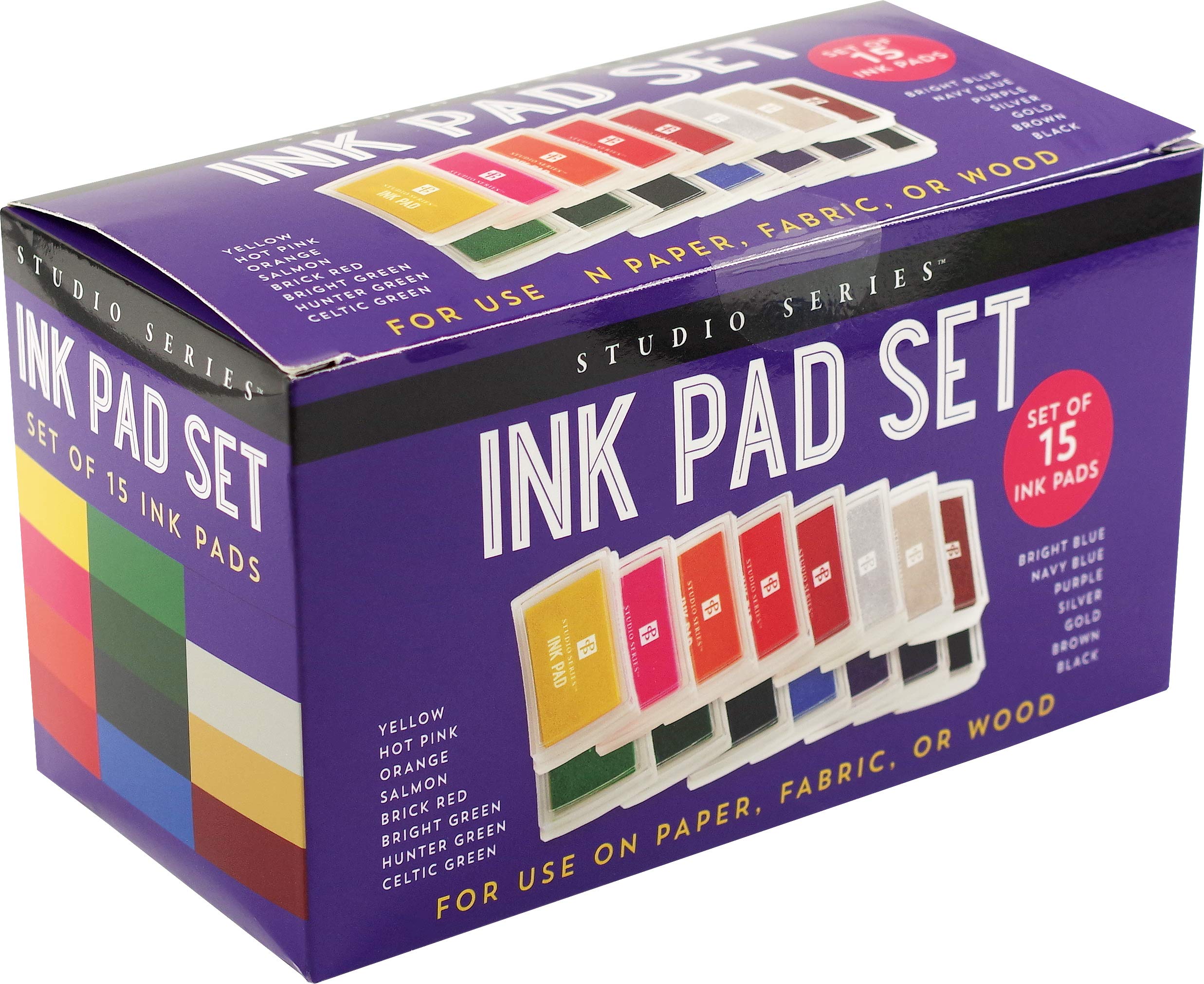 Studio Series Ink Pad Set (15 colors)