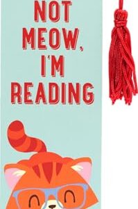 Not Meow, I'm Reading Children's Bookmark