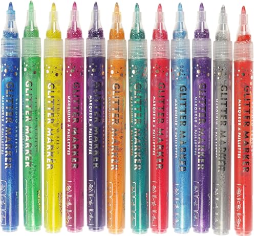 Studio Series Glitter Marker Set (12-piece set)