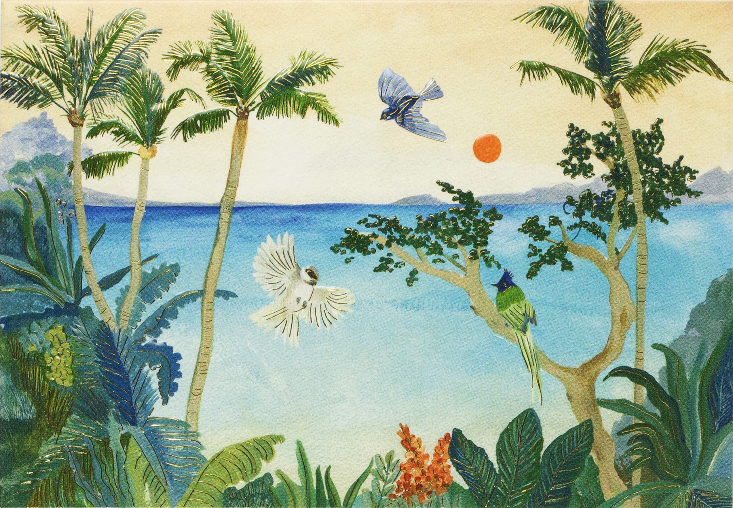 Tropical Paradise Note Cards (Stationery, Boxed Cards)