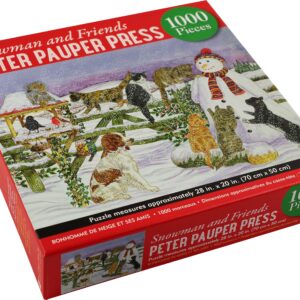 PETER PAUPER PRESS Snowman and Friends 1000 Piece Jigsaw Puzzle