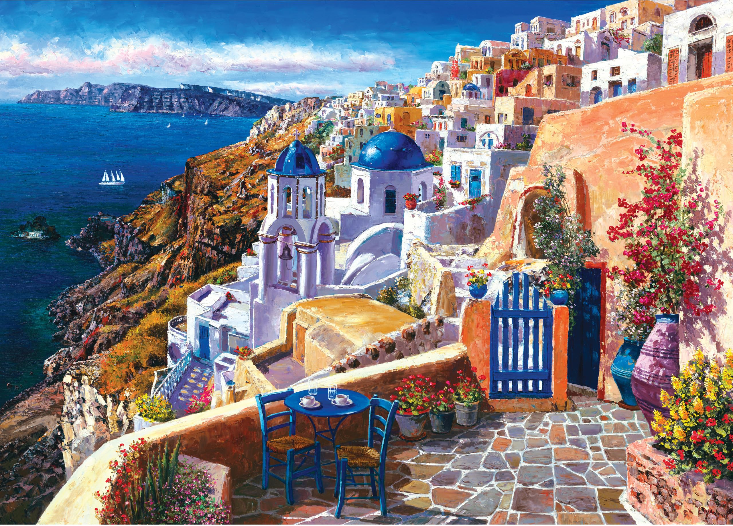 PETER PAUPER PRESS Santorini 1000 Piece Jigsaw Puzzle