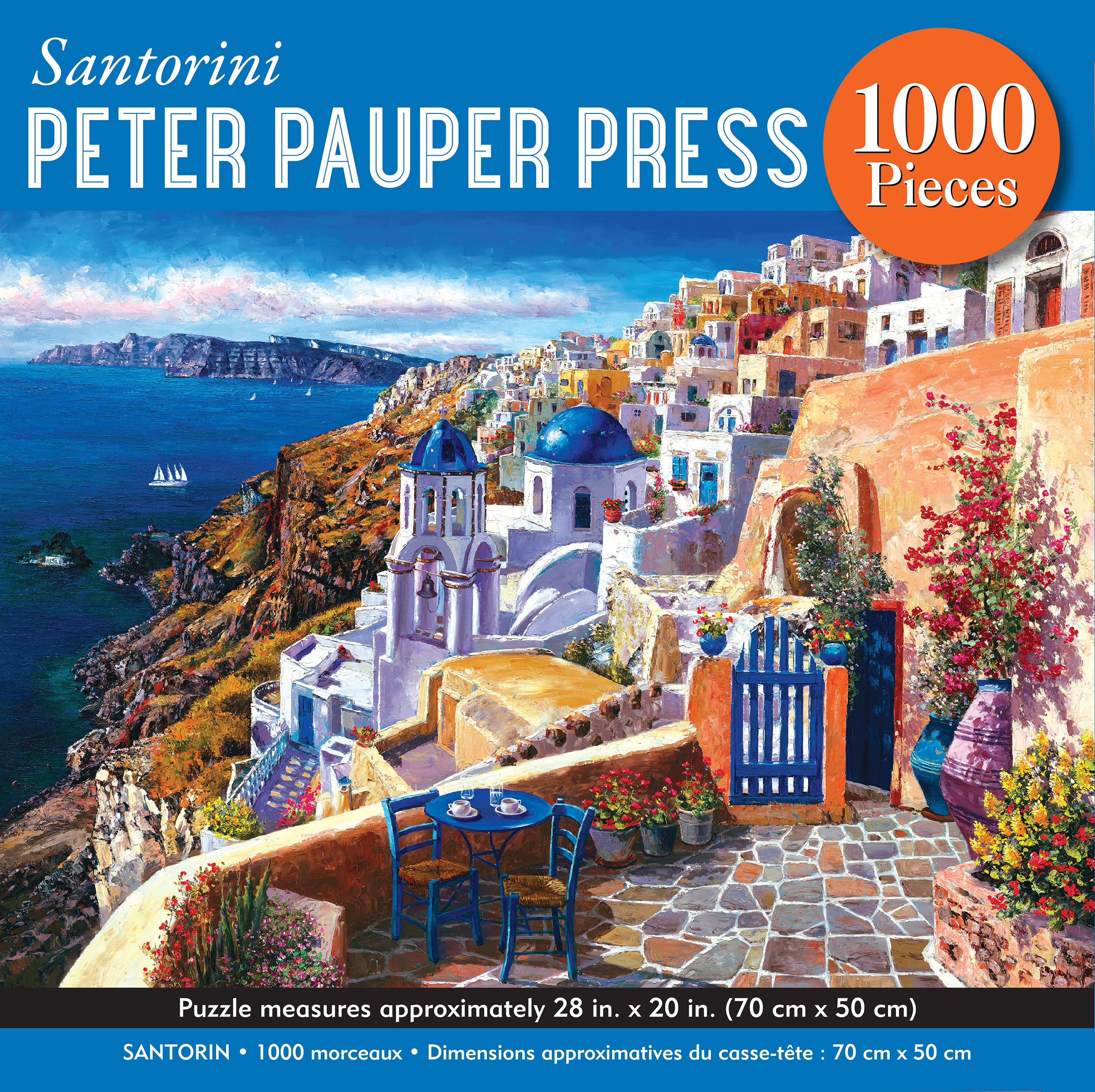 PETER PAUPER PRESS Santorini 1000 Piece Jigsaw Puzzle