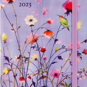 2023 Lavender Wildflowers Weekly Planner (16 months, Sept 2022 to Dec 2023) (English and German Edition)