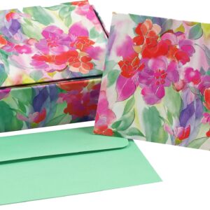 Watercolor Petals Note Cards (Stationery, Boxed Cards)