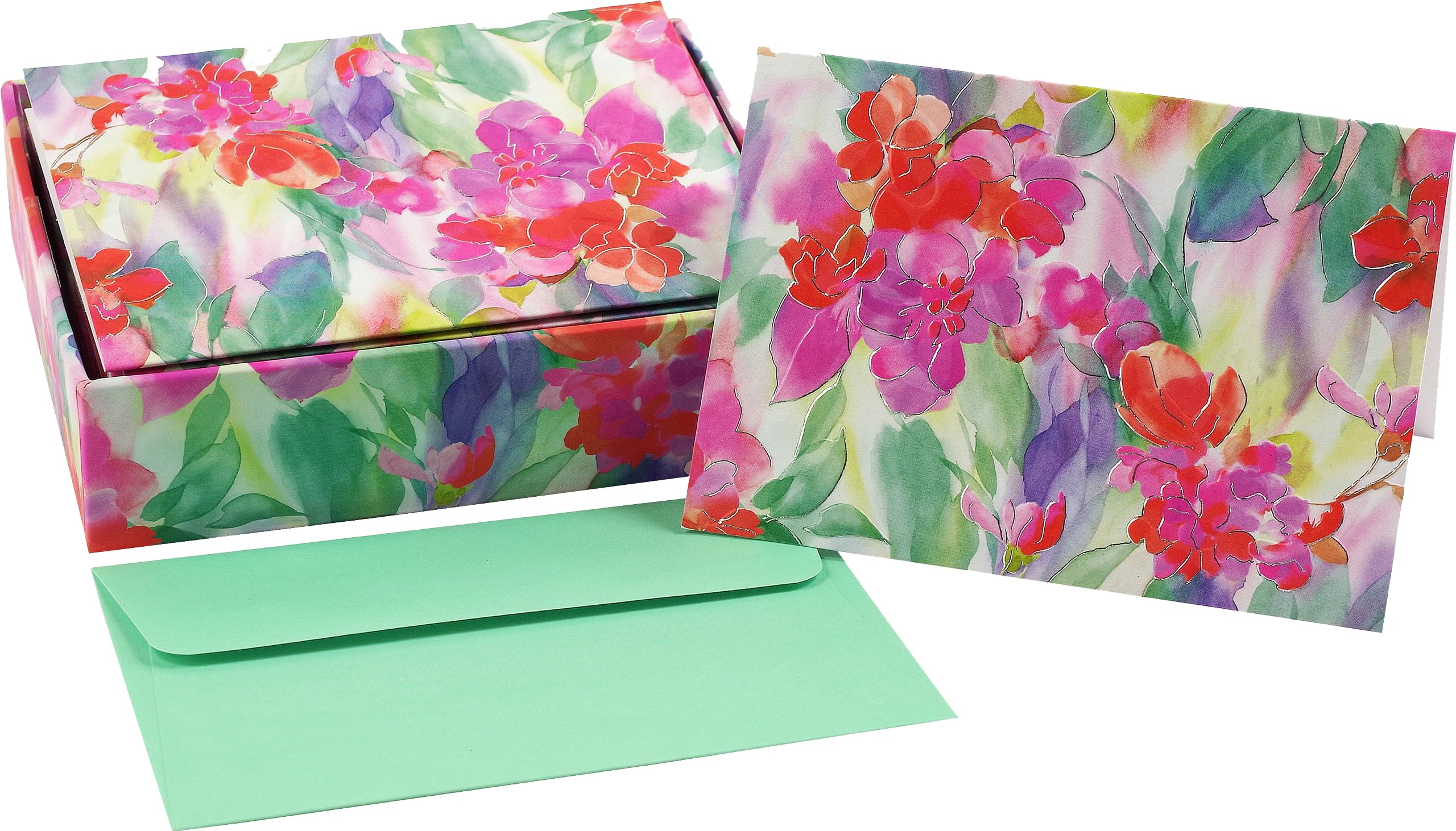 Watercolor Petals Note Cards (Stationery, Boxed Cards)