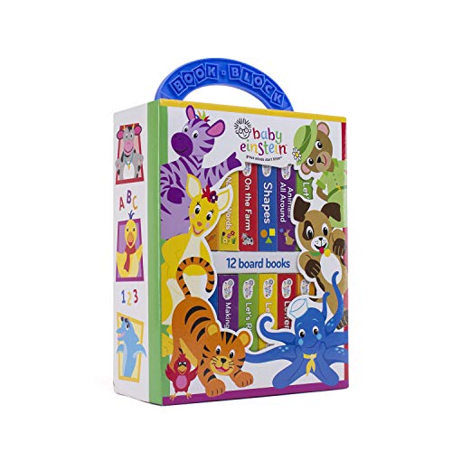 Baby Einstein - My First Library Board Book Block 12-Book Set - PI Kids