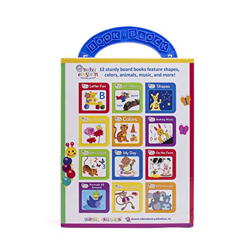 Baby Einstein - My First Library Board Book Block 12-Book Set - PI Kids