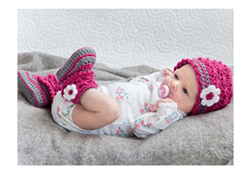 Infant Boots & Hats: 6 Charming Baby Sets-12 Stylish Baby Crochet Designs for Boys & Girls