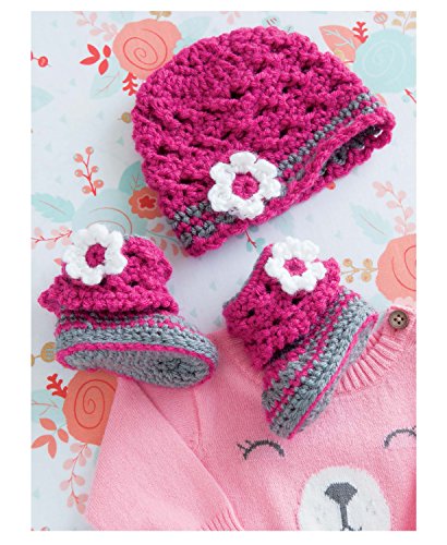 Infant Boots & Hats: 6 Charming Baby Sets-12 Stylish Baby Crochet Designs for Boys & Girls