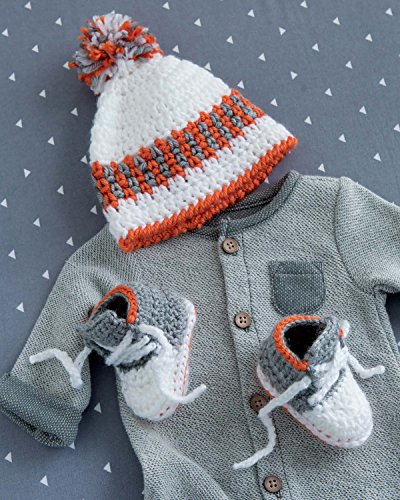 Infant Boots & Hats: 6 Charming Baby Sets-12 Stylish Baby Crochet Designs for Boys & Girls