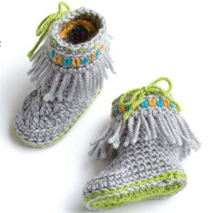 Infant Boots & Hats: 6 Charming Baby Sets-12 Stylish Baby Crochet Designs for Boys & Girls