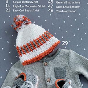 Infant Boots & Hats: 6 Charming Baby Sets-12 Stylish Baby Crochet Designs for Boys & Girls