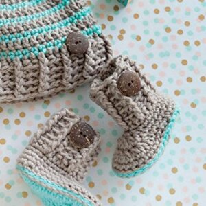 Infant Boots & Hats: 6 Charming Baby Sets-12 Stylish Baby Crochet Designs for Boys & Girls