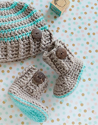 Infant Boots & Hats: 6 Charming Baby Sets-12 Stylish Baby Crochet Designs for Boys & Girls