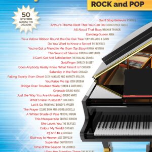 Alfred's Easy Piano Songs -- Rock & Pop: 50 Hits from Across the Decades