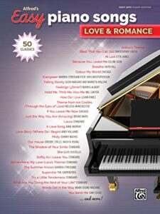 alfred's easy piano songs -- love & romance: 50 classics