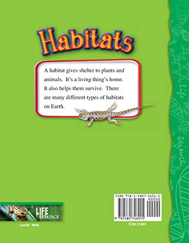 Teacher Created Materials - Science Readers: Content and Literacy: Habitats - Grade 2 - Guided Reading Level J