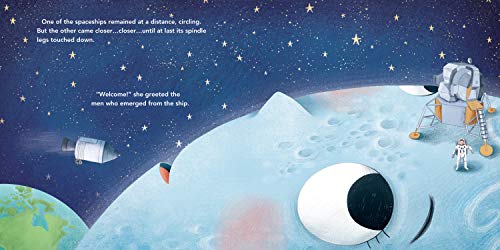 Moon's First Friends: A Heartwarming Story About the Moon Landing (A Social Emotional Friendship Book for Kids About Science and Space)