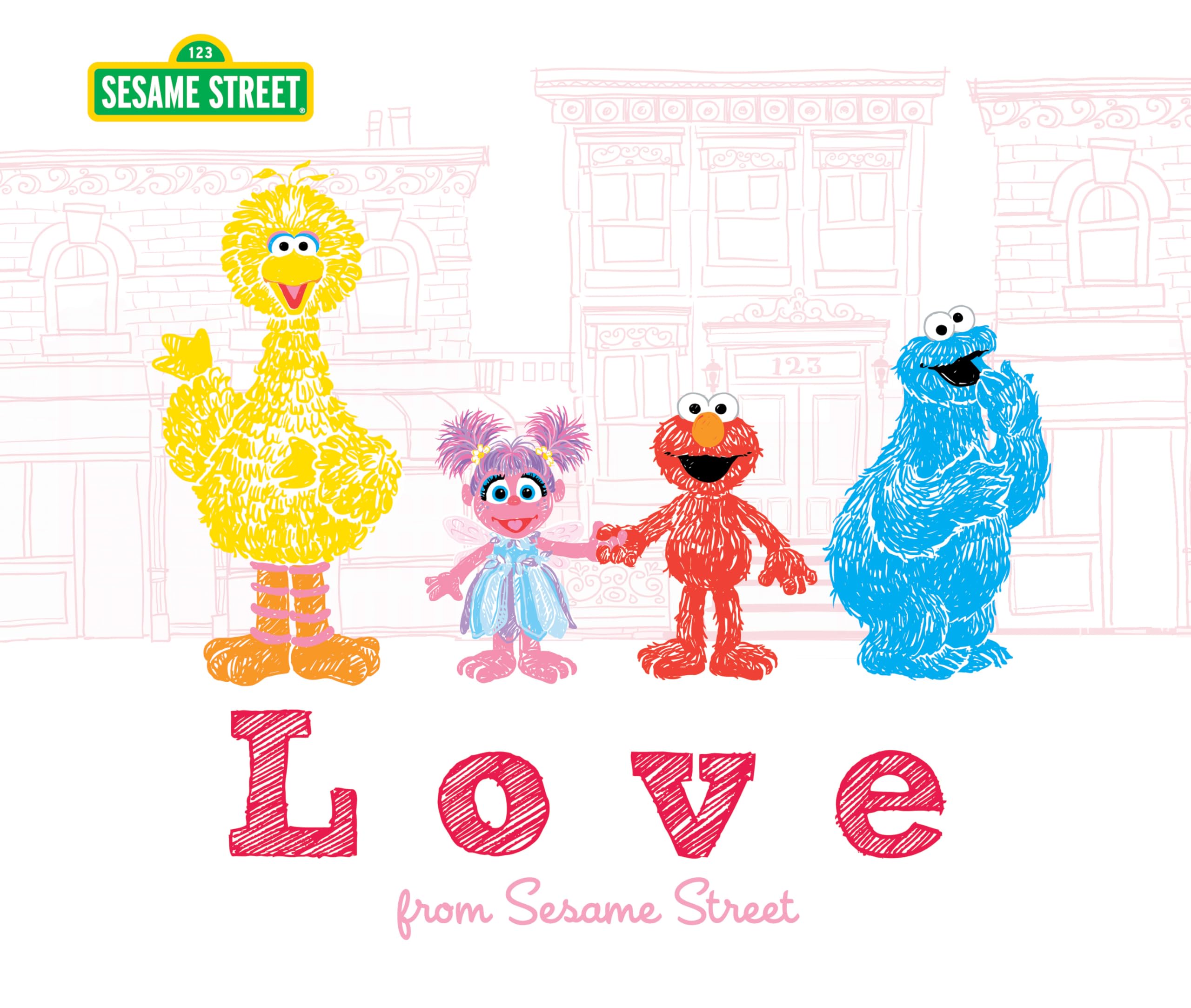 Love: from Sesame Street - A Heartwarming New York Times Bestseller with Elmo and Friends! (Sesame Street Scribbles)