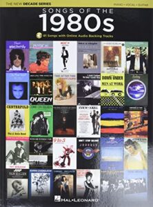 songs of the 1980s: the new decade series with online play-along backing tracks