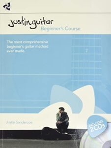 justinguitar beginner's course book/online audio