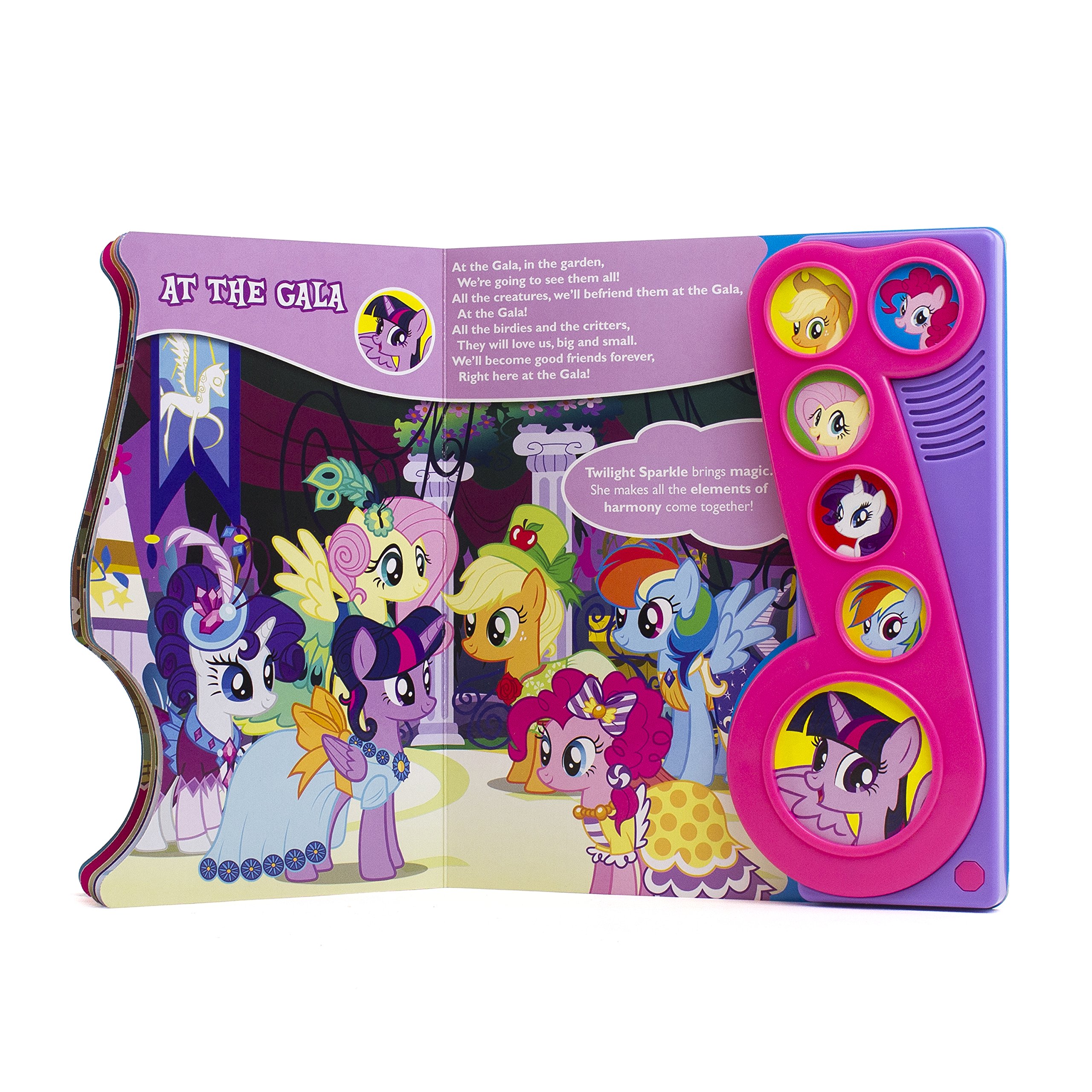 Hasbro - My Little Pony Little Music Note Sound Book: In Perfect Harmony - PI Kids (My Little Pony: Play-a-Song)