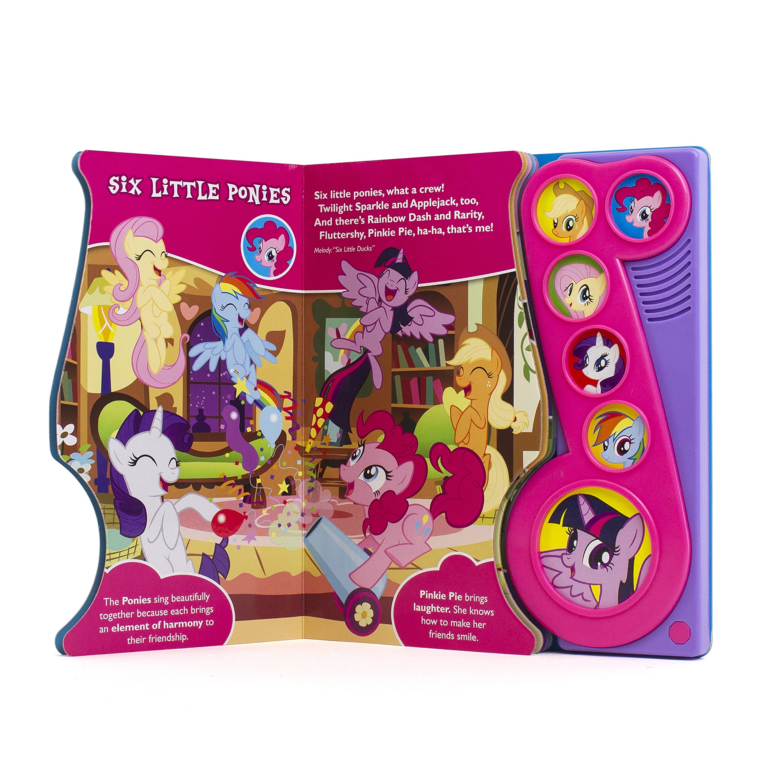 Hasbro - My Little Pony Little Music Note Sound Book: In Perfect Harmony - PI Kids (My Little Pony: Play-a-Song)