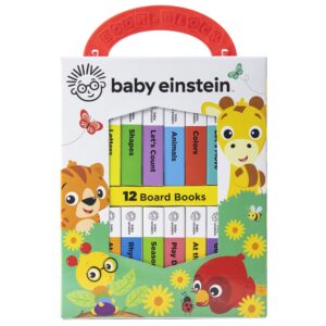 baby einstein - my first library board book block 12-book set - first words, alphabet, numbers, and more! - pi kids