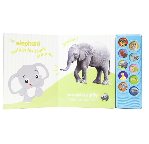 Baby Einstein - Amazing Animals 10-Button Sound Book - PI Kids (Play-A-Sound)