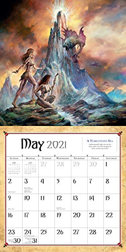 Boris Vallejo and Julie Bell's Fantasy Wall Calendar 2021