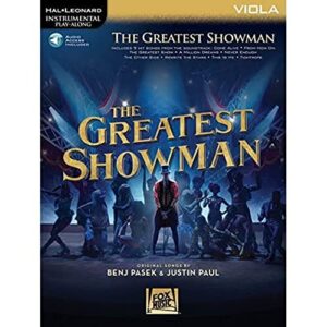 the greatest showman instrumental play-along series for viola book/online audio (hal leonard instrumental play-along)