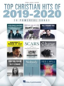 top christian hits of 2019-2020 piano/vocal/guitar songbook