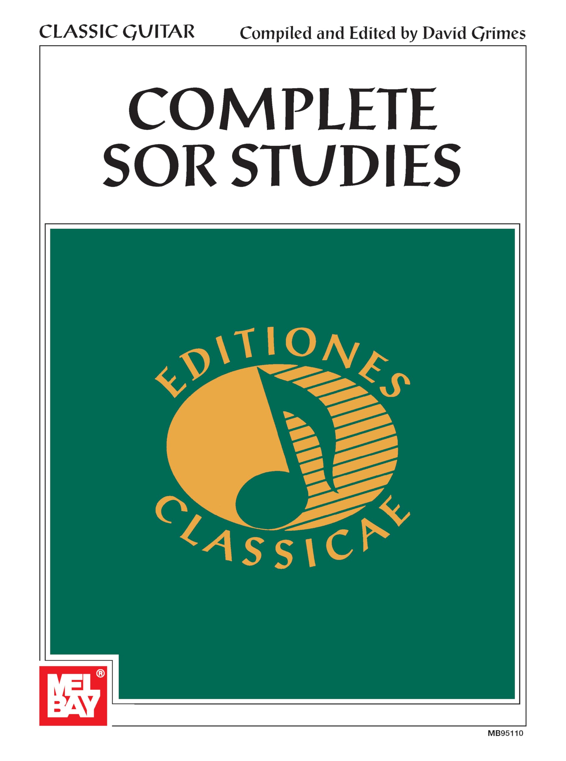 Mel Bay Complete Sor Studies for Guitar