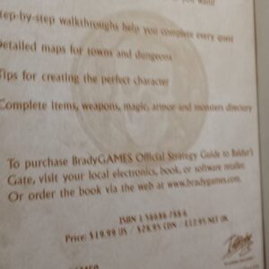 Baldur's Gate: Official Strategy Guide