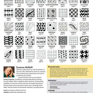 Zentangle 8, Expanded Workbook Edition: Monograms, Alphabets, and 40 All-New Tangles (Design Originals) How to Embellish Letters, Monograms, Cards, Stationery, Gifts, and More with Beautiful Designs