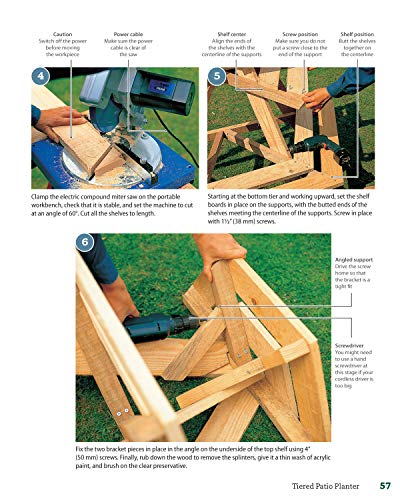 Woodworking for the Garden: 16 Easy-to-Build Step-by-Step Projects (Creative Homeowner) Easy-to-Follow Instructions for Trellises, Planters, Decking, Fences, Chairs, Tables, Sheds, Pergolas, and More