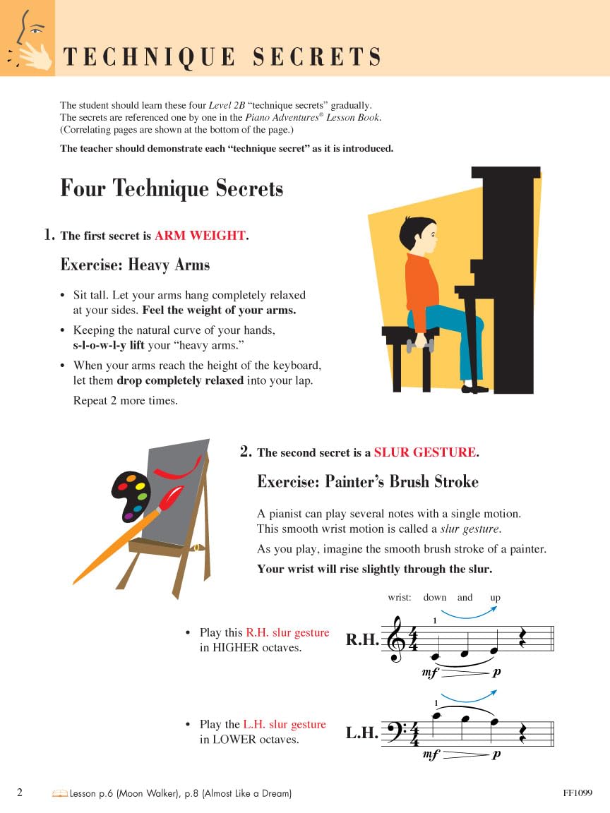 Piano Adventures - Technique & Artistry Book - Level 2B