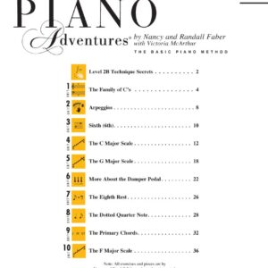 Piano Adventures - Technique & Artistry Book - Level 2B