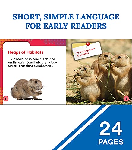 Rourke Educational Media Animal Habitats―Children’s Science Book About Where Animals Live, Grades 1-2 Leveled Readers, My Science Library (24 Pages) Reader