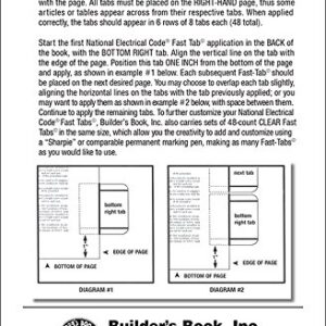 2017 National Electrical Code NEC Softcover Tabs