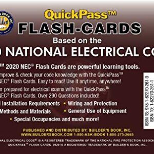 National Electrical Code QuickPass Flash-Cards Based On The 2020 NEC