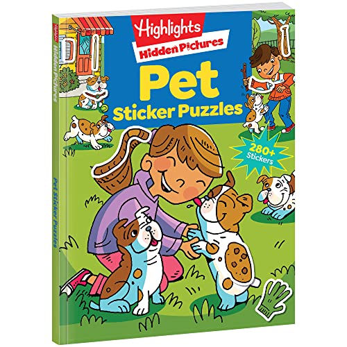 Pet Sticker Puzzles (Highlights™ Sticker Hidden Pictures®)