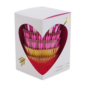 hearts and arrows cupcake selection pack - 72 assorted cases