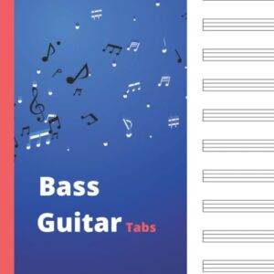 Bass Guitar Tabs: Blank Sheet music pages with Tab lines for 4 string bass