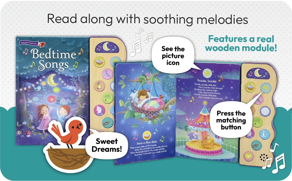 Bedtime Songs: 11-Button Interactive Children's Sound Book (Early Bird Song)